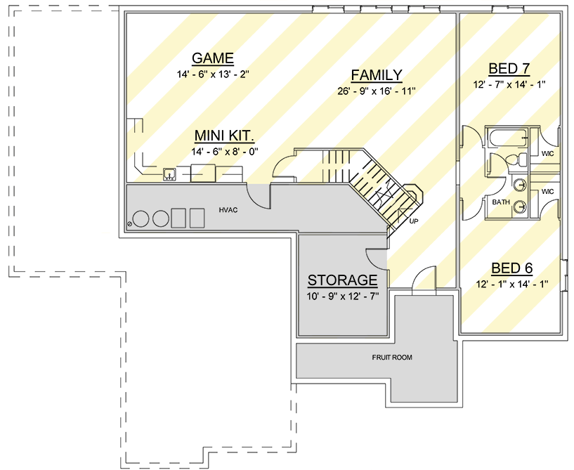 Plan 910112WHD: 5-Bed Craftsman Northwest House Plan with Library or Study - 3100 Sq Ft - Floor Plan - Optional Lower Level - Craftsman, Northwest