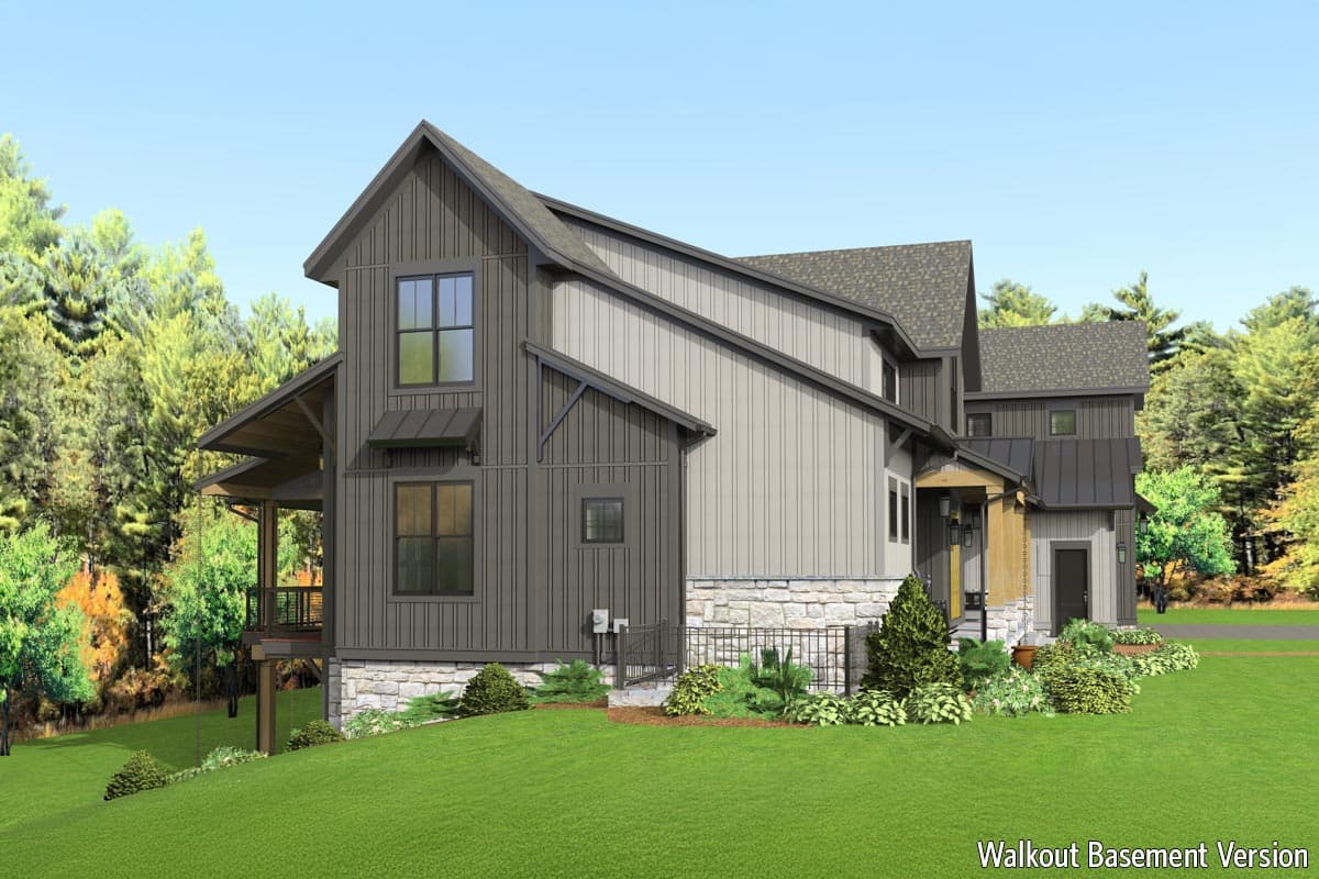 Plan 654022KNA: Flexible Modern Farmhouse Plan with 4 or 5 Bedroom Configurations - 3190 Sq Ft - Image #11 - Modern Farmhouse, New American
