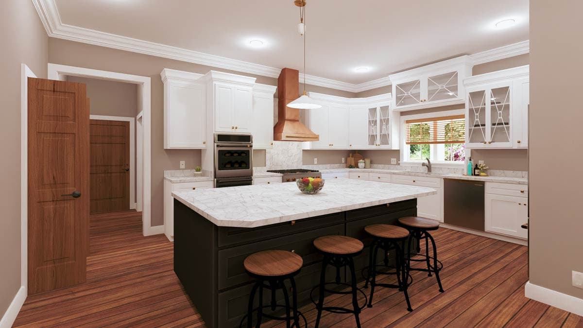 Plan 25061DH: 3-Bed Modern Farmhouse Ranch House Plan with Wrap-Around Porch under 2400 SqFt - Image #9 - Country, Modern Farmhouse, Ranch
