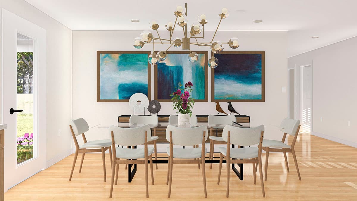 Plan 61607UT: Single-Story Ranch House Plan with Family Room and Living Room Under 2500 Sq Ft - Image #5 - Ranch