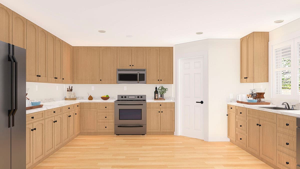 Plan 61607UT: Single-Story Ranch House Plan with Family Room and Living Room Under 2500 Sq Ft - Image #6 - Ranch