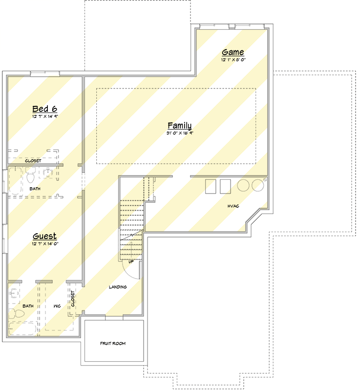Plan 910114WHD: Two-Story Modern Prairie House Plan with Flex Room or Study - 3011 Sq Ft - Floor Plan - Unfinished Basement - Prairie
