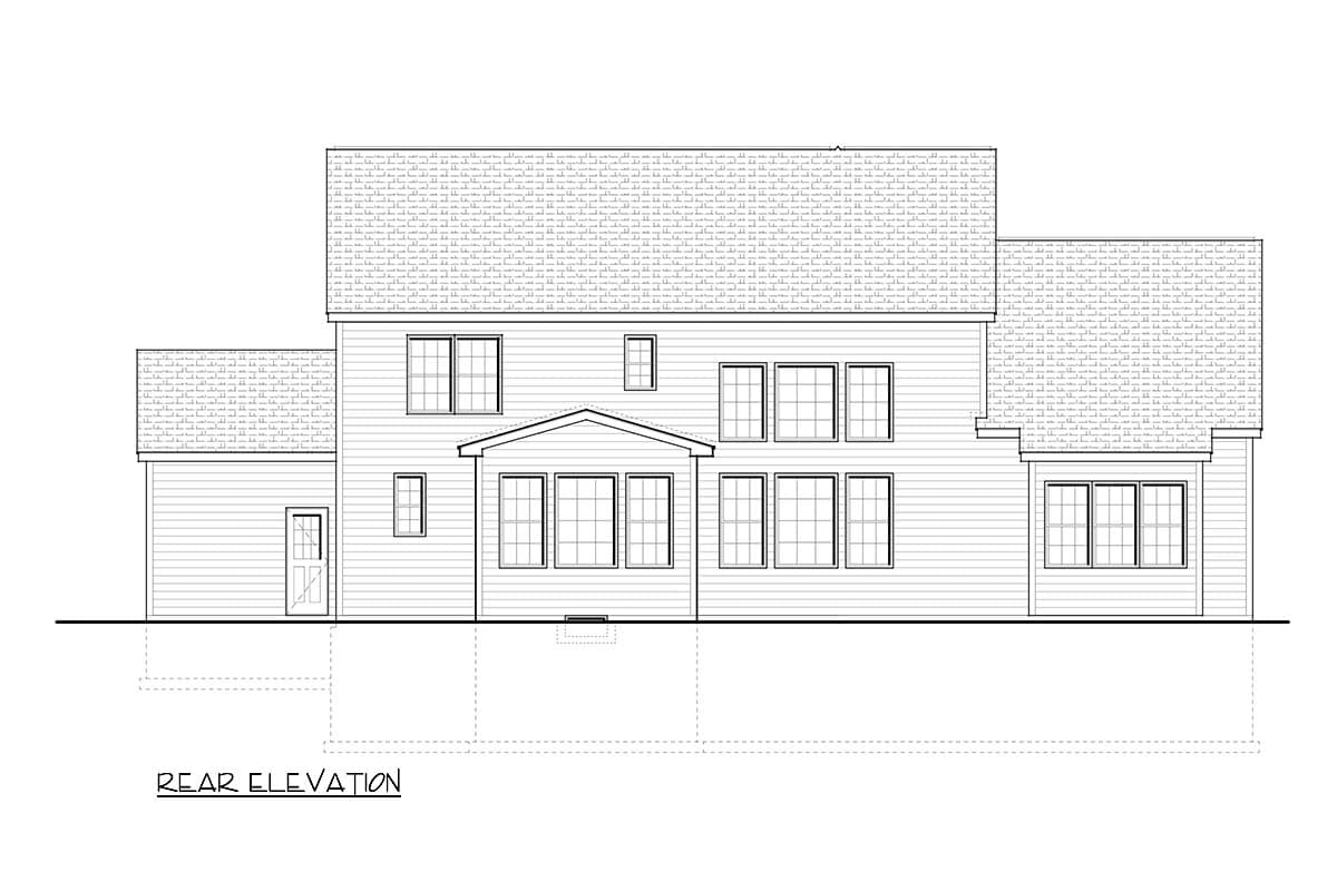 Plan 770037CED: Two-Story Traditional House Plan with 2-Story Great ...