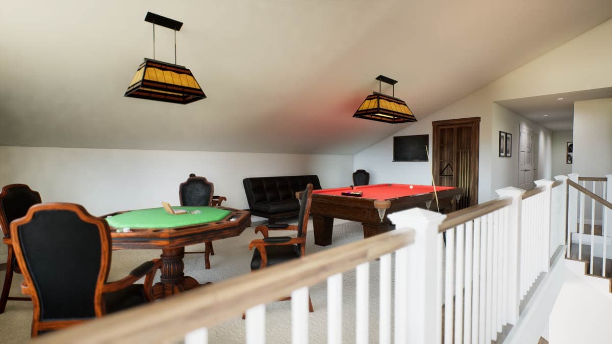 Plan 69902AM: 4-Bedroom Barndominium House Plan with 2-Story Great Room - 3379 Sq Ft - Image #24 - Barndominium, Modern Farmhouse