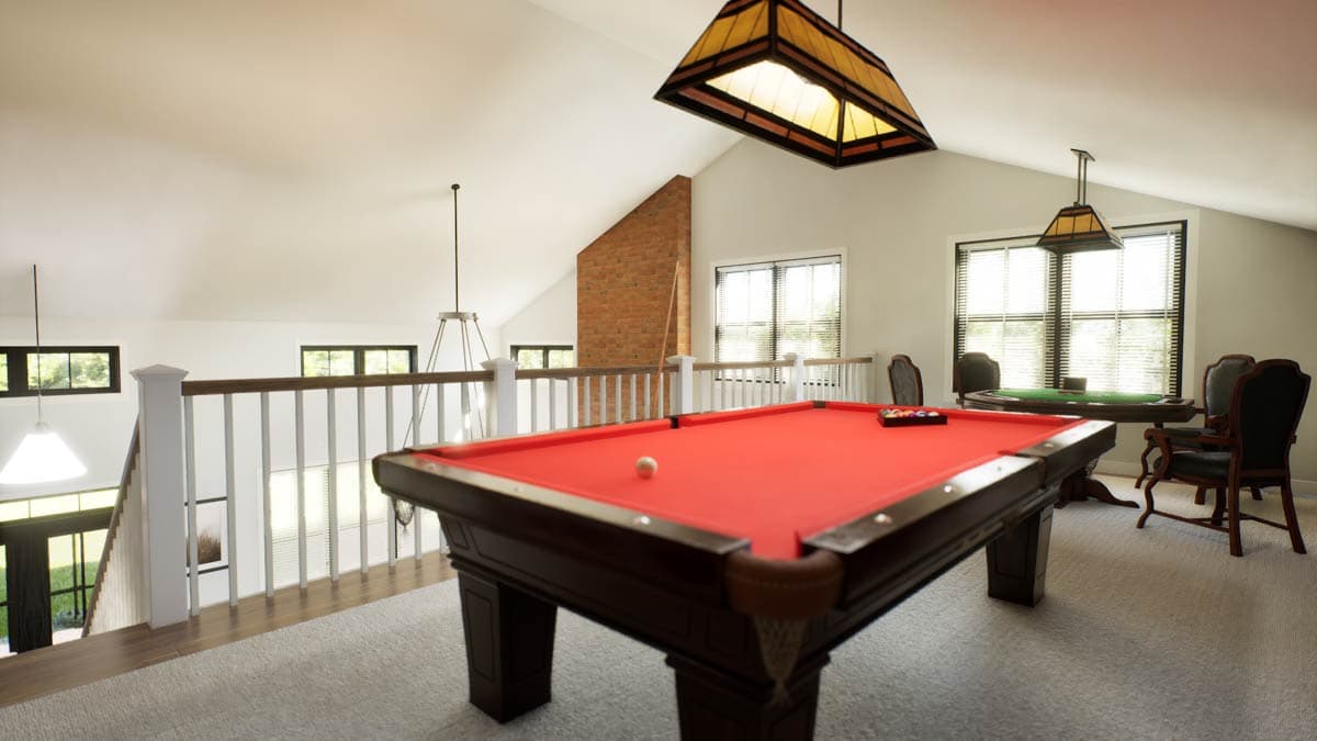 Plan 69902AM: 4-Bedroom Barndominium House Plan with 2-Story Great Room - 3379 Sq Ft - Image #26 - Barndominium, Modern Farmhouse