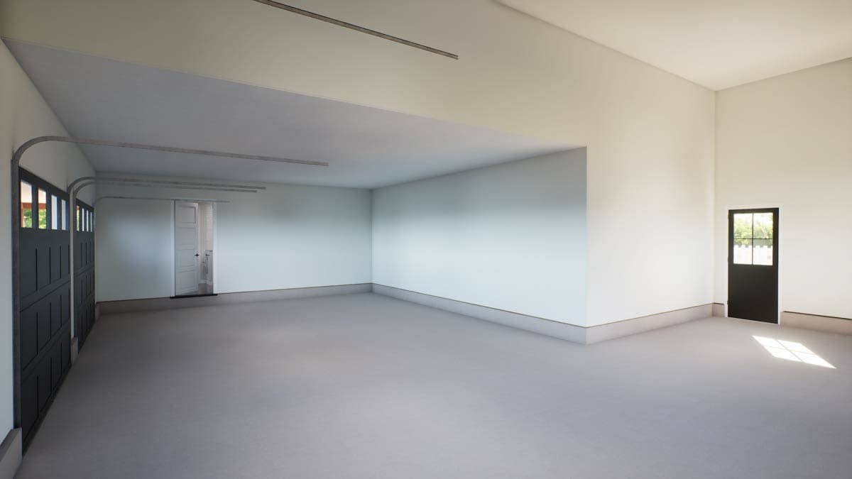 Plan 69902AM: 4-Bedroom Barndominium House Plan with 2-Story Great Room - 3379 Sq Ft - Image #29 - Barndominium, Modern Farmhouse