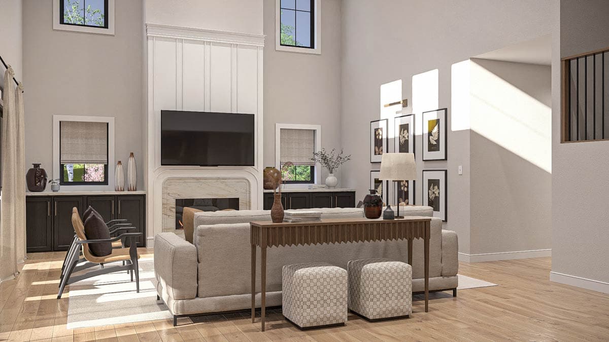 Plan 623499DJ: Two-Story 4-Bed Modern Farmhouse Plan with Wrap-Around Front Porch - 4421 Sq Ft - Image #11 - Modern Farmhouse, New American