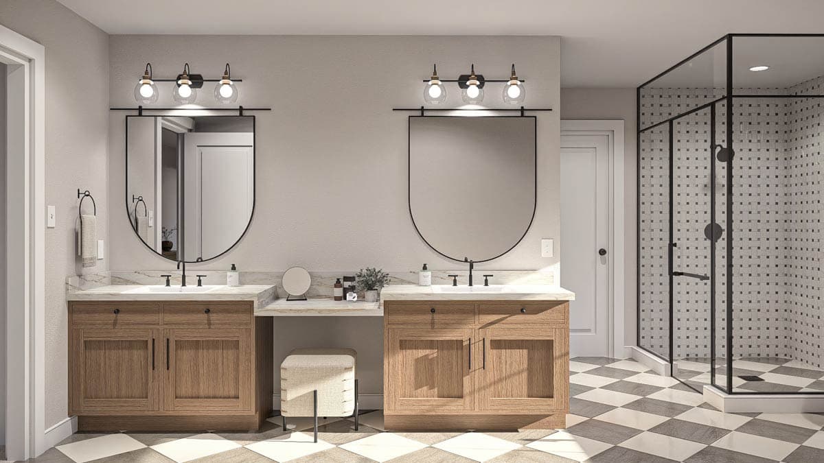 Plan 623499DJ: Two-Story 4-Bed Modern Farmhouse Plan with Wrap-Around Front Porch - 4421 Sq Ft - Image #17 - Modern Farmhouse, New American