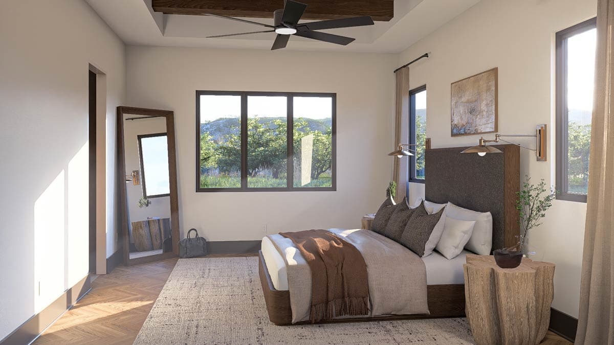 Plan 623500DJ: 3-Bed Texas Hill Country House Plan with Cathedral Ceilings - 1886 Sq Ft - Image #8 - Hill Country