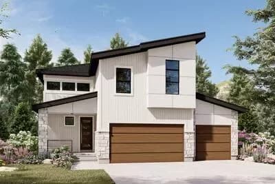 3-Bed Contemporary House Plan with Loft - 1904 Sq Ft