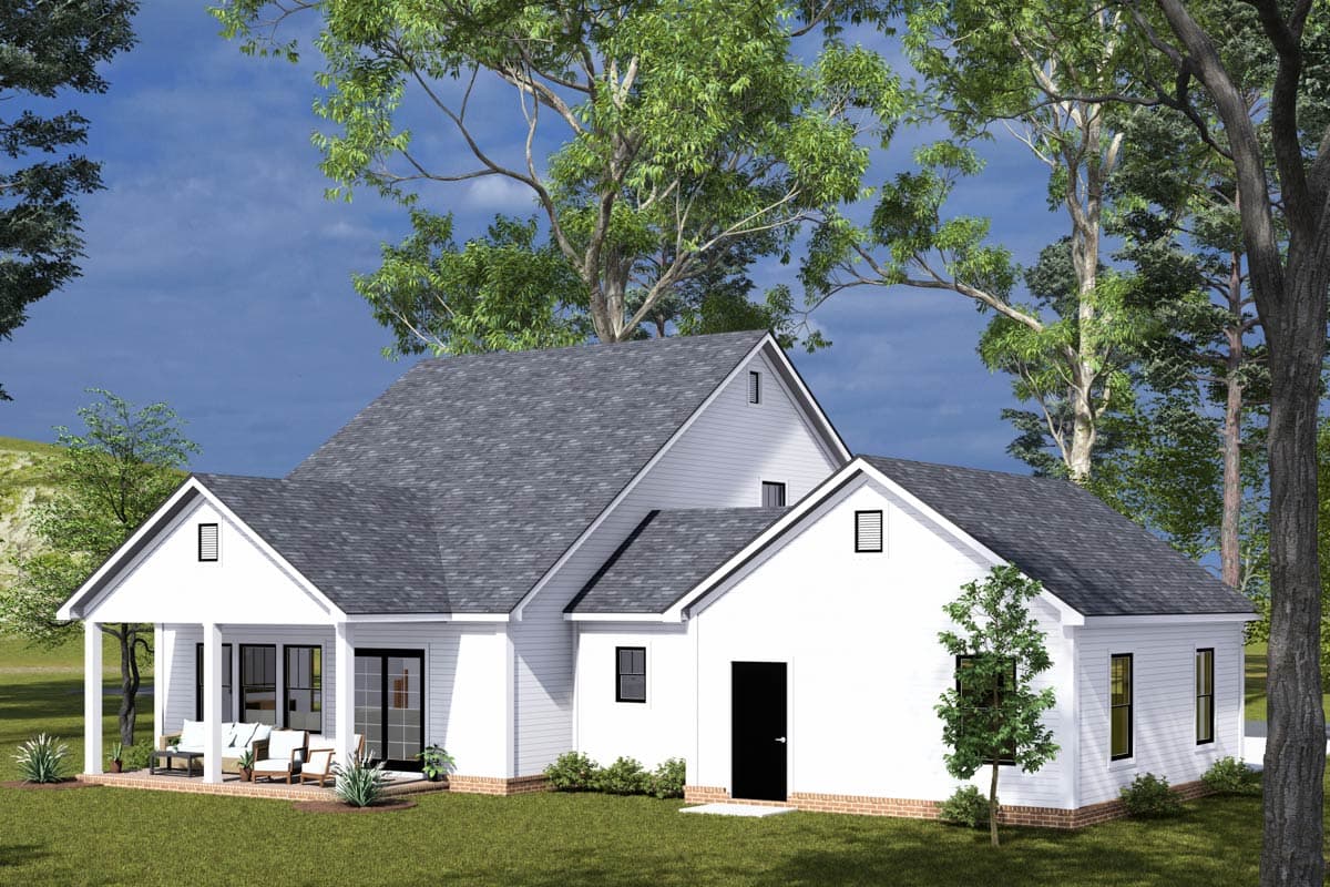 Plan 52408WM: Two-Story Traditional House Plan with Flex Room - 1762 Sq Ft  - Image #5 - Traditional