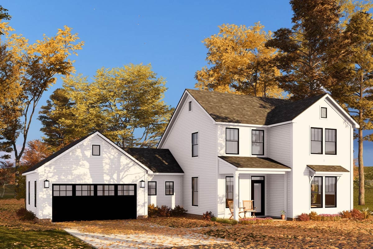 Plan 52408WM: Two-Story Traditional House Plan with Flex Room - 1762 Sq Ft  - Image #9 - Traditional