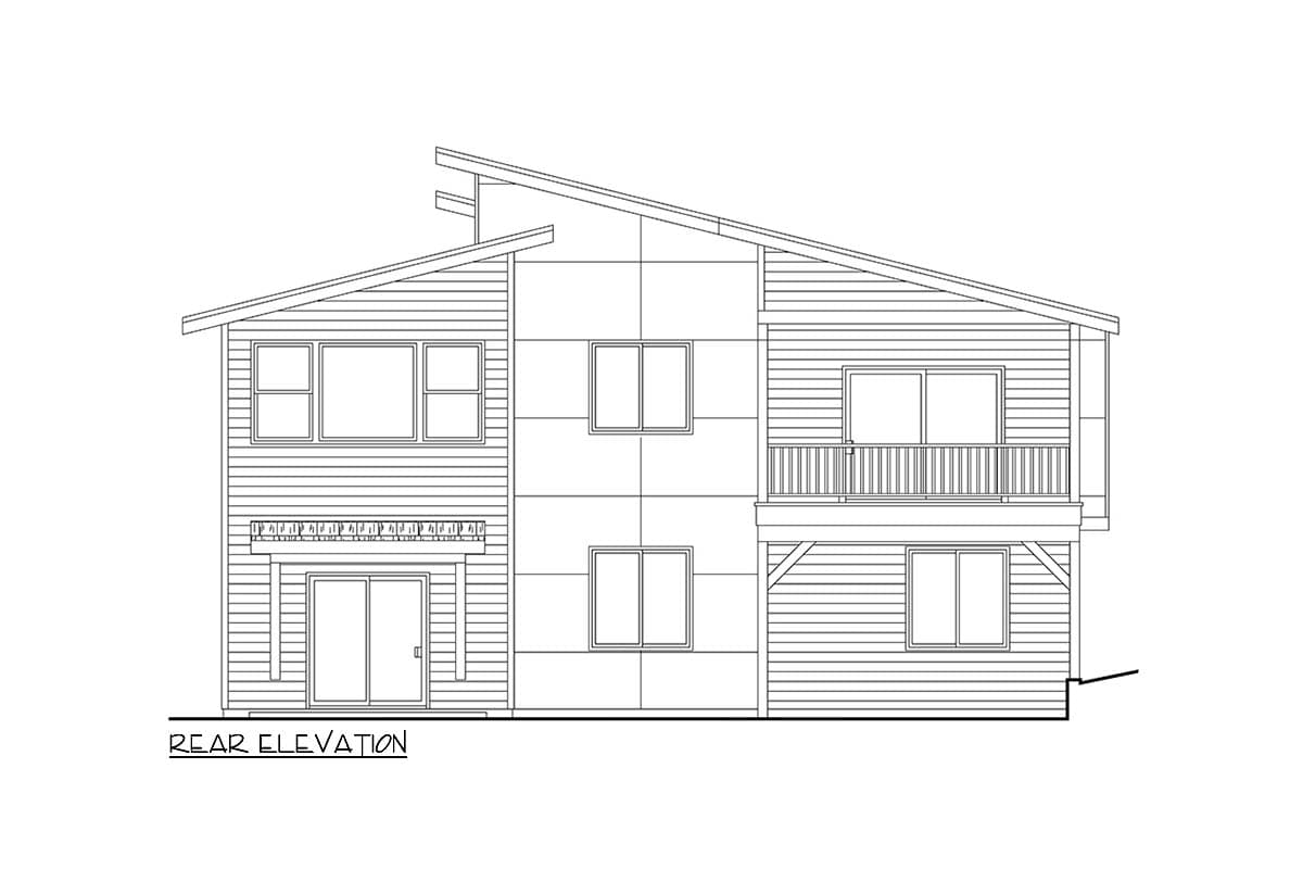 Plan 720095DA: Single-Story Contemporary House Plan with Main Level Master - 2251 Sq Ft - Image #9 - Contemporary, Modern, Prairie