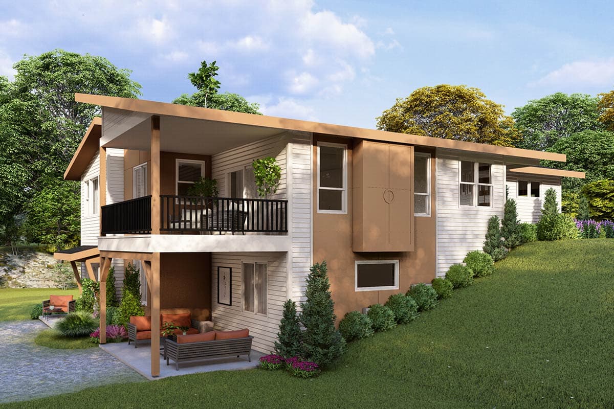 Plan 720095DA: Single-Story Contemporary House Plan with Main Level Master - 2251 Sq Ft - Image #7 - Contemporary, Modern, Prairie