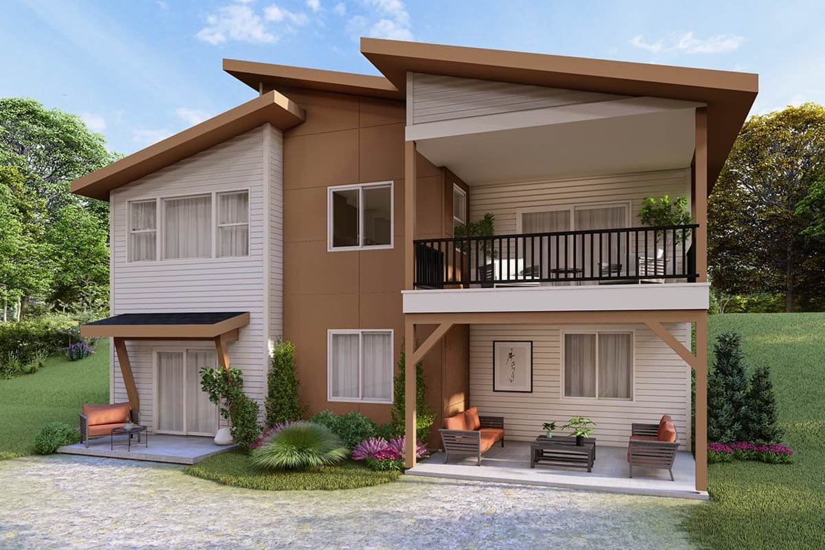 Plan 720095DA: Single-Story Contemporary House Plan with Main Level Master - 2251 Sq Ft - Image #6 - Contemporary, Modern, Prairie