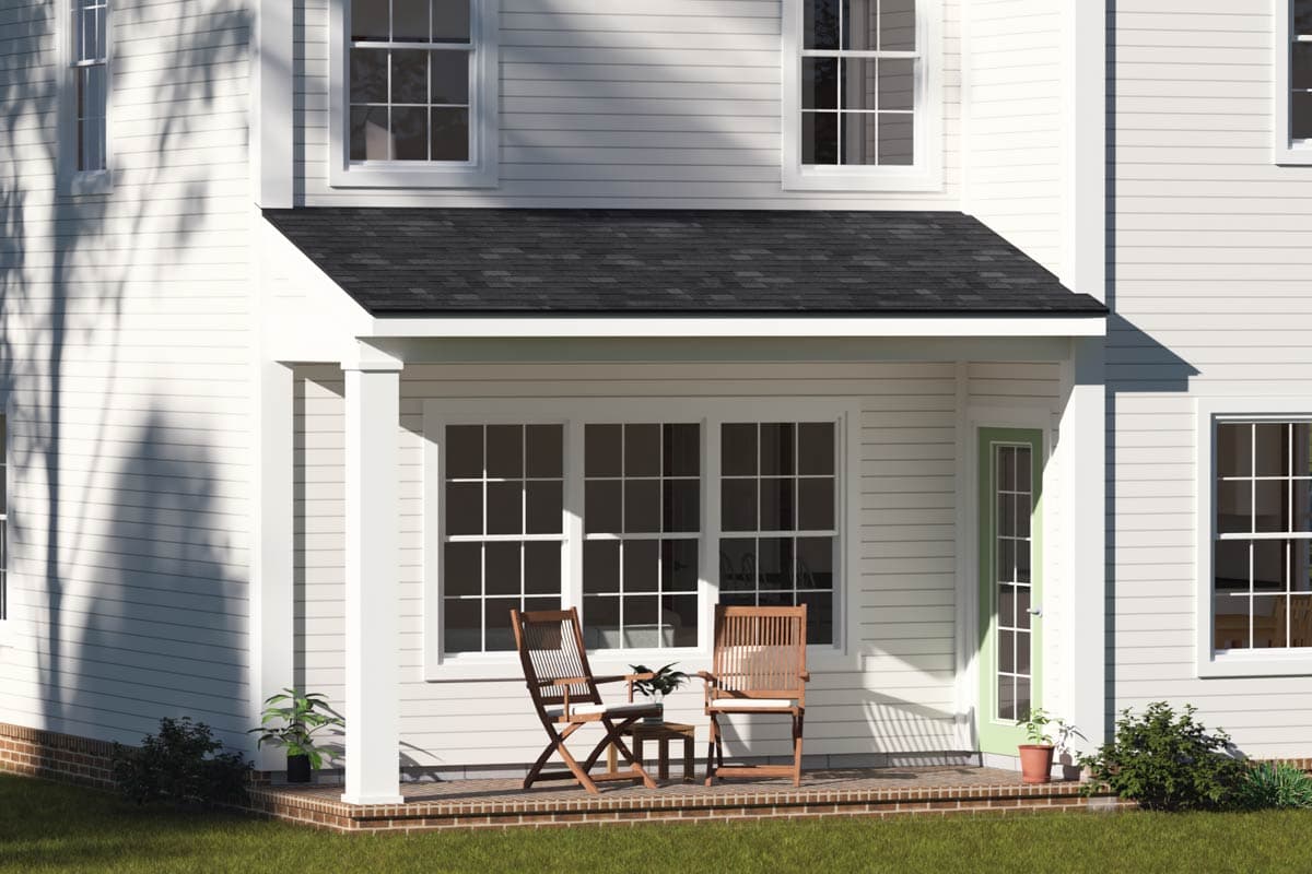 Plan 52422WM: Two-Story Traditional House Plan with Pocket Home Office - 2048 Sq Ft - Image #7 - Country, Traditional