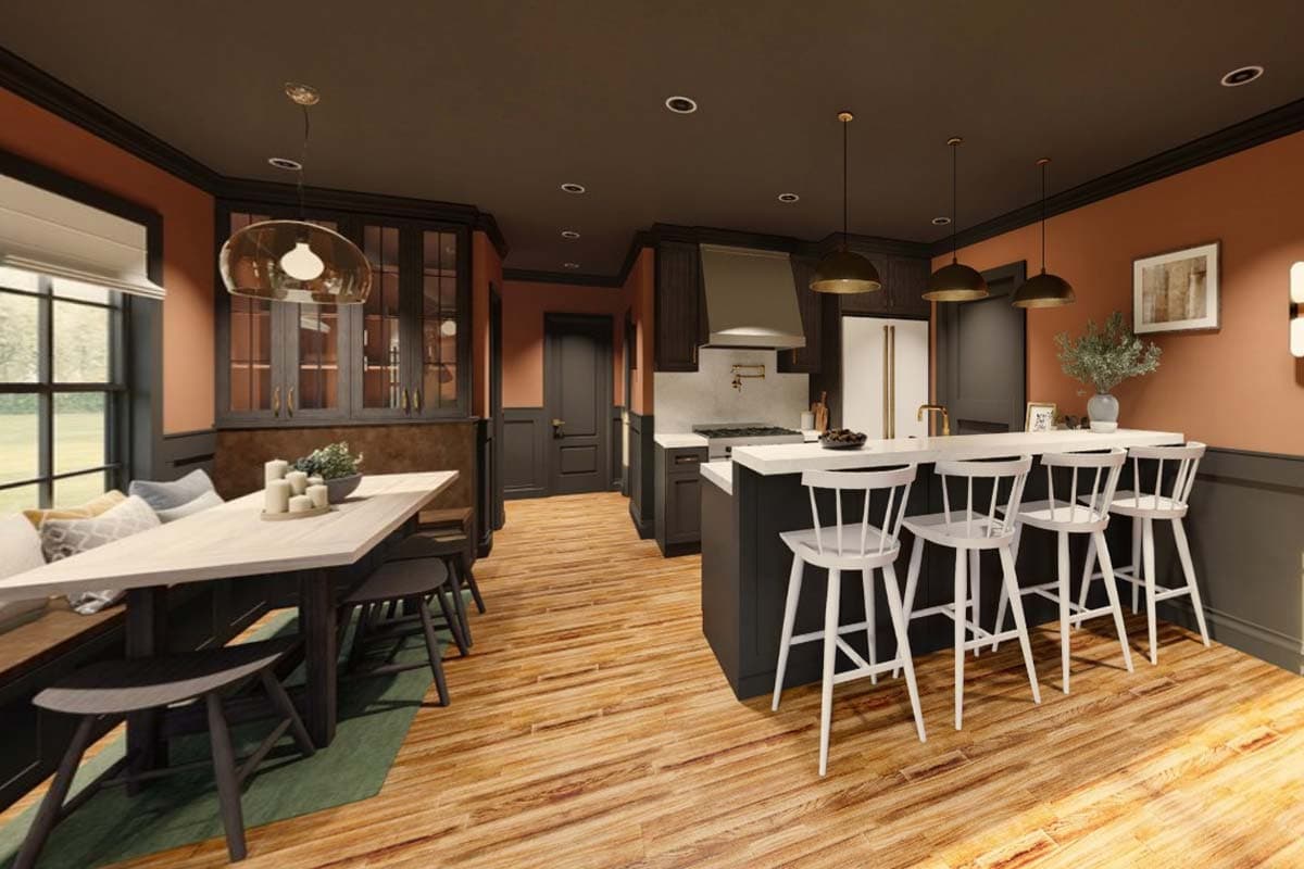 Plan 25847GE: 3-Bed Symmetrical Multi-Family House Plan with Wrap-Around Porch - 1280 Sq  Ft Per Unit - Virtual Tour Cover Image - Country, Rustic