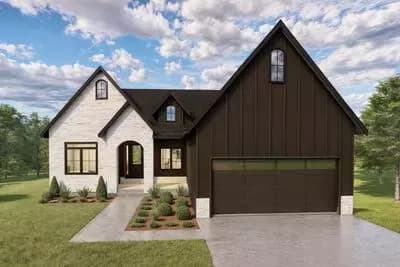 2 or 4 Bedroom New American Cottage House Plan with Optionally Finished Basement - 1814 Sq Ft