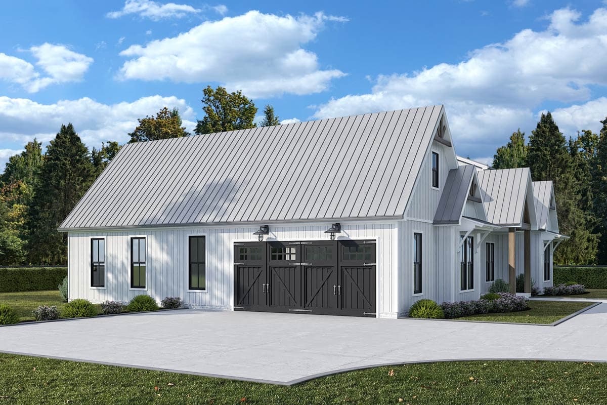 Plan 860089MCD: Single-Story New American House Plan with Split-Bedroom Layout - 1800 Sq Ft - Image #5 - Farmhouse, New American