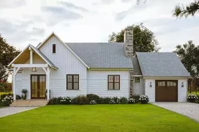 2-Bed Farmhouse Cottage Plan with Vaulted Living Room - 1827 Sq Ft
