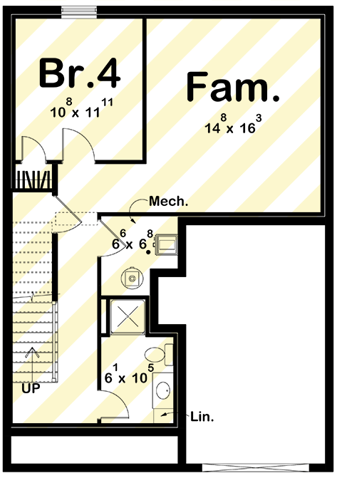 Plan 623502DJ: Two-Story New American House Plan with Second Level Master Suite - 1730 Sq Ft - Floor Plan - Optional Lower Level (Paid Option $$$) - Modern Farmhouse, New American, Traditional