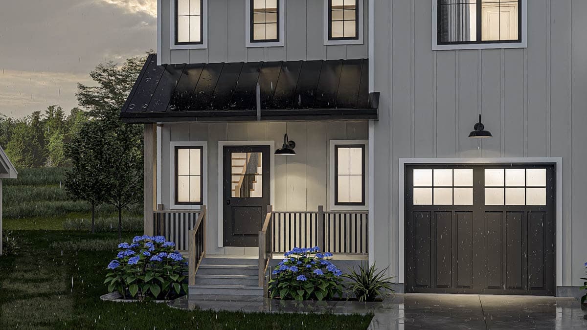 Plan 623502DJ: Two-Story New American House Plan with Second Level Master Suite - 1730 Sq Ft - Image #14 - Modern Farmhouse, New American, Traditional