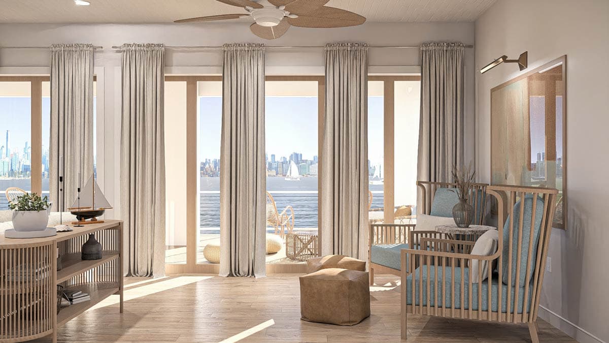 Plan 623503DJ: 3-Story Beach House Plan with Open Concept Living - 3657 Sq Ft - Image #16 - Beach, Coastal, Coastal Contemporary