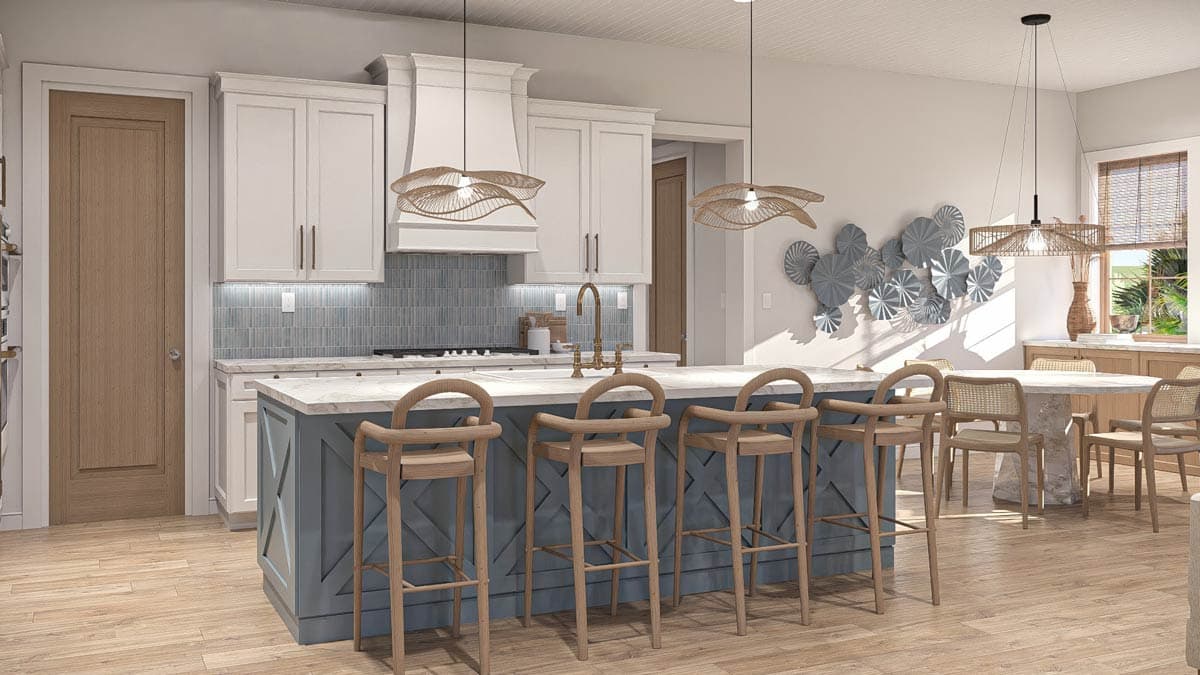 Plan 623503DJ: 3-Story Beach House Plan with Open Concept Living - 3657 Sq Ft - Image #9 - Beach, Coastal, Coastal Contemporary