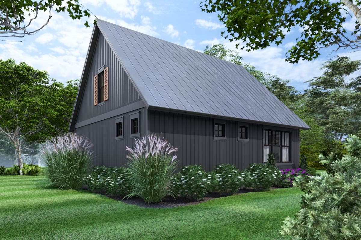 Plan 16939WG: 4-Bed Modern Farmhouse Cottage Plan with Veranda and Carport - 1428 Sq Ft - Image #7 - Cottage, Country, Modern Farmhouse
