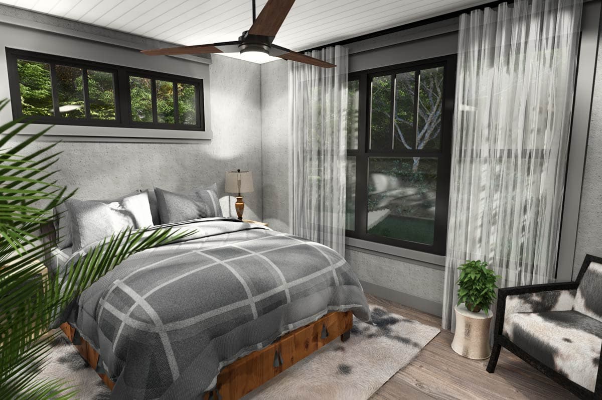 Plan 16939WG: 4-Bed Modern Farmhouse Cottage Plan with Veranda and Carport - 1428 Sq Ft - Image #13 - Cottage, Country, Modern Farmhouse