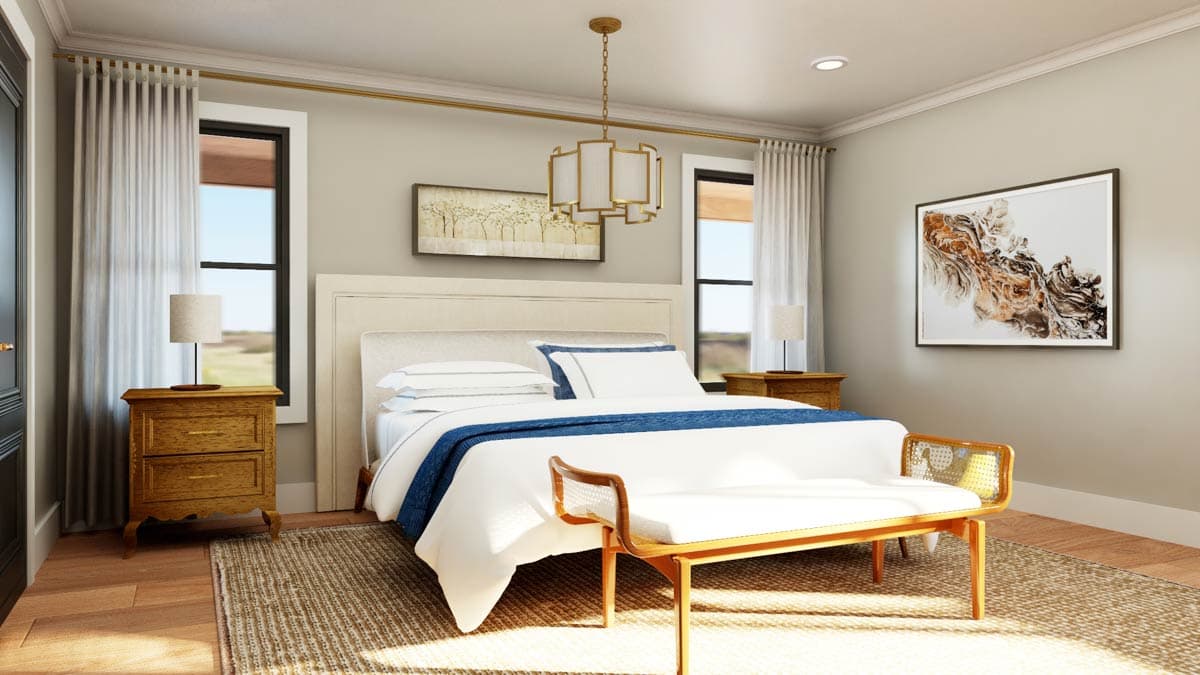 Plan 135345GRA: Two-Story Barndominium House Plan with Wrap Around Porch and Finished Apartment - 3395 Sq Ft - Image #17 - Barndominium