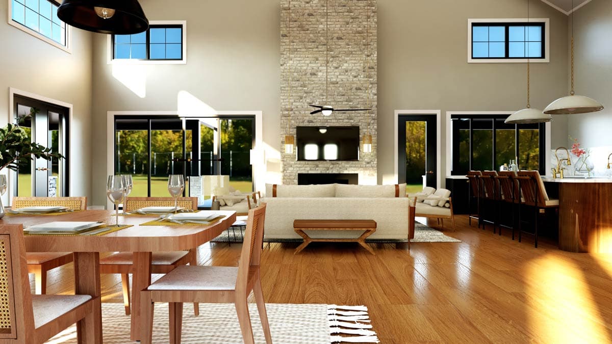 Plan 135347GRA: 3-Bedroom Transitional Barndominium-Style House Plan with Oversized Garage and Workshop - 3226 Sq Ft - Image #23 - Barndominium, Transitional