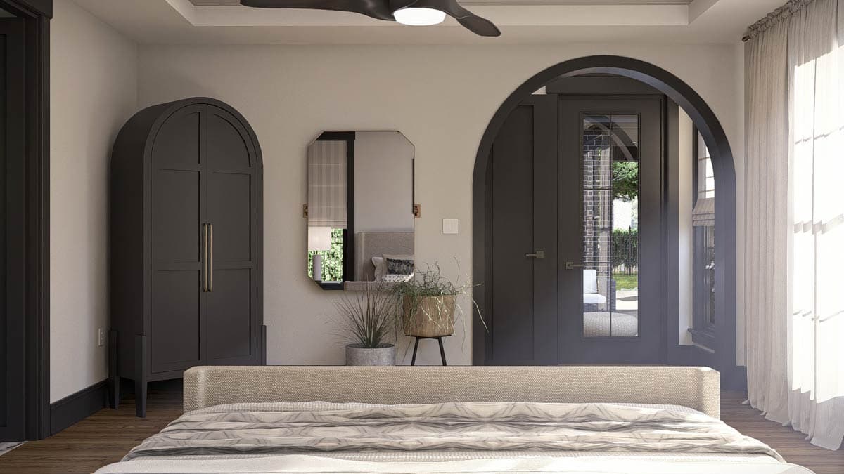 Plan 623504DJ: Two-Story European House Plan with Upstairs Family Room and Library  - 5041 Sq Ft - Image #25 - Colonial, European