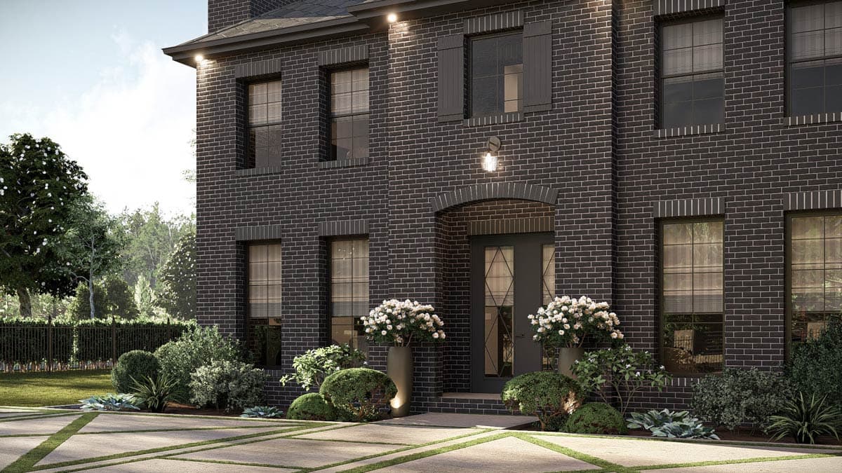 Plan 623504DJ: Two-Story European House Plan with Upstairs Family Room and Library  - 5041 Sq Ft - Image #28 - Colonial, European