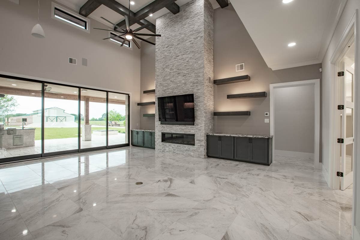 Plan 430132LY: Luxury Mediterranean House Plan with Outdoor Kitchen and Fireplace - 3061 Sq Ft - Image #33 - Mediterranean, Tuscan