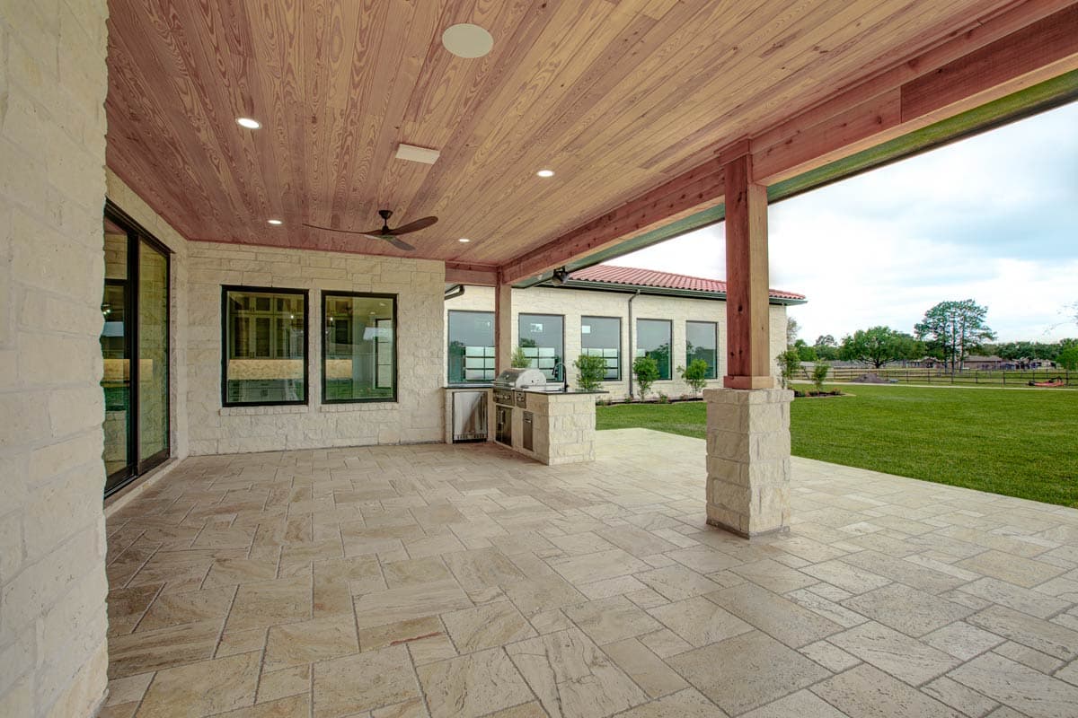 Plan 430132LY: Luxury Mediterranean House Plan with Outdoor Kitchen and Fireplace - 3061 Sq Ft - Image #88 - Mediterranean, Tuscan