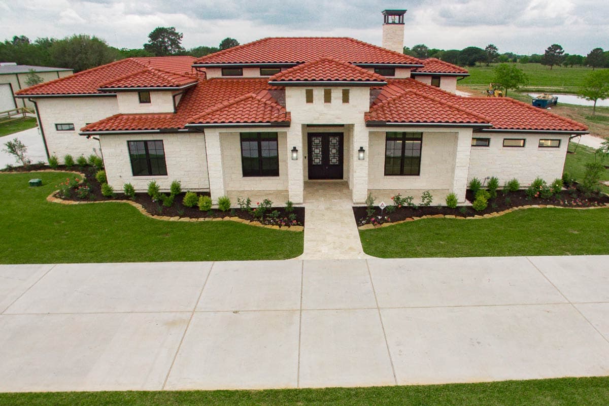 Plan 430132LY: Luxury Mediterranean House Plan with Outdoor Kitchen and Fireplace - 3061 Sq Ft - Image #98 - Mediterranean, Tuscan