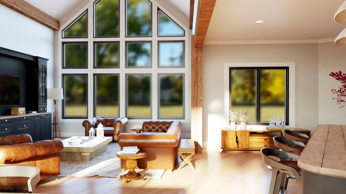 Plan 135348GRA: 2-Bed Mountain Ranch House Plan with Open Concept Living - 1785 Sq Ft - Image #9 - Mountain, Ranch