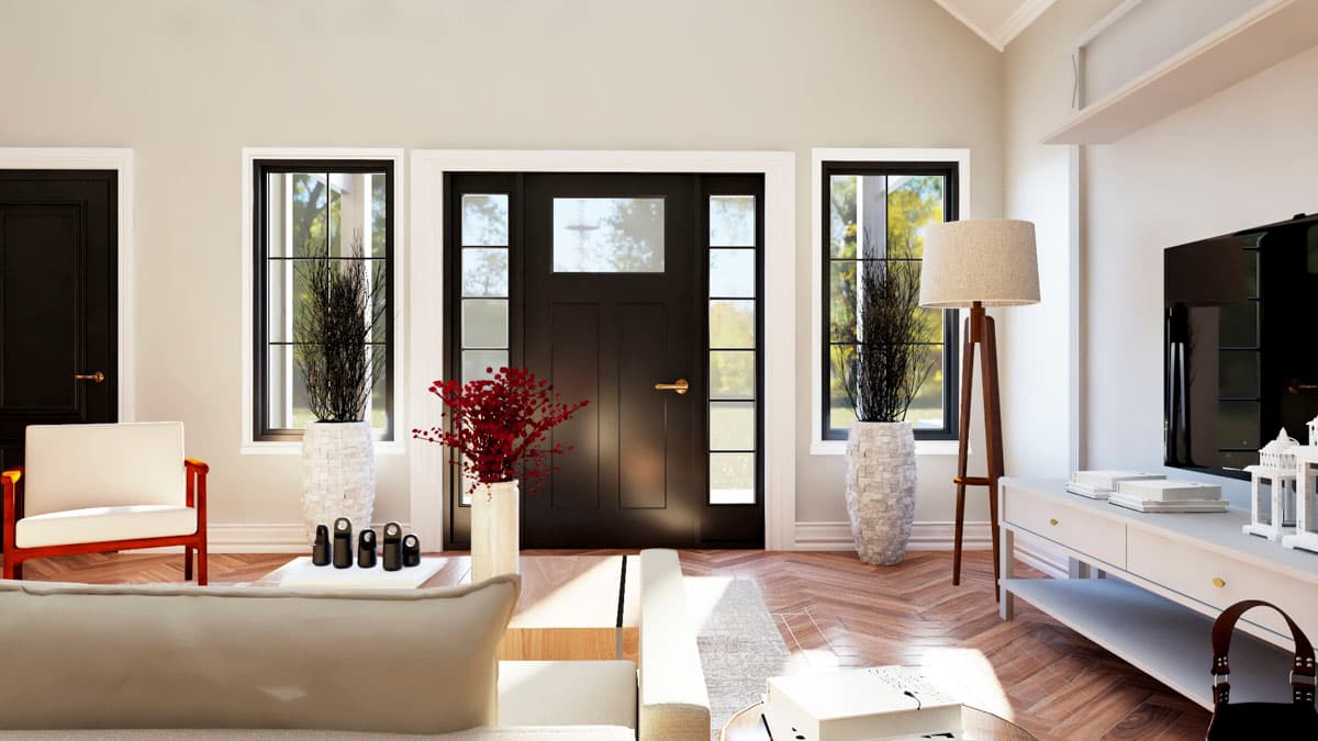 Plan 135349GRA: 2-Bedroom Mountain House Plan with Home Office - 1476 Sq Ft - Image #9 - Mountain, New American, Rustic