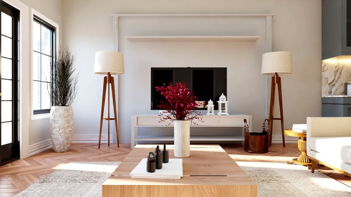 Plan 135349GRA: 2-Bedroom Mountain House Plan with Home Office - 1476 Sq Ft - Image #10 - Mountain, New American, Rustic