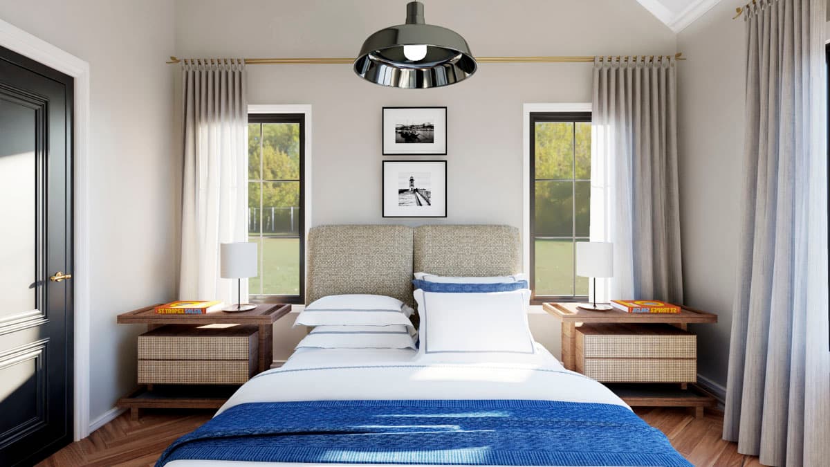 Plan 135349GRA: 2-Bedroom Mountain House Plan with Home Office - 1476 Sq Ft - Image #11 - Mountain, New American, Rustic