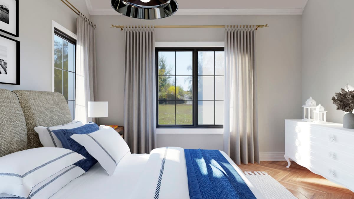 Plan 135349GRA: 2-Bedroom Mountain House Plan with Home Office - 1476 Sq Ft - Image #12 - Mountain, New American, Rustic