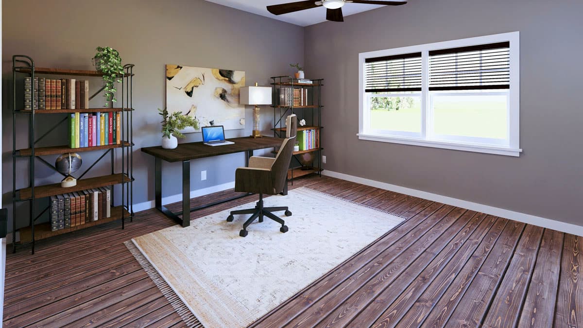 Plan 25062DH: 3-Bedroom Modern Farmhouse Plan with Flex Room - 2481 Sq Ft - Image #12 - Country, Modern Farmhouse, Ranch, Traditional