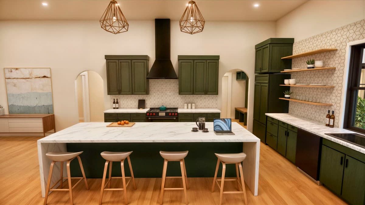 Plan 600015PDZ: 4-Bed Modern Farmhouse Ranch with Kid's Wing - 2524 Sq Ft - Image #7 - Barndominium, Country, Modern Farmhouse, Ranch