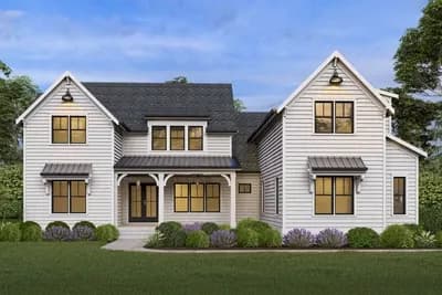 Flexible 3-5 Bedroom Modern Farmhouse with Vaulted Great Room and Large Bonus Space