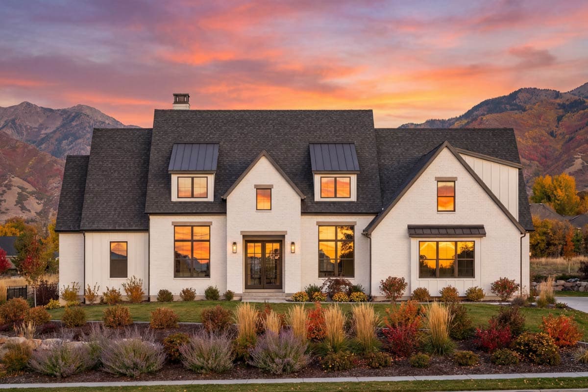 Plan 818163JSS: 4-Bedroom New American Home Plan with Unfinished Bonus Room - 3245 Sq Ft - Image #1 - Acadian, Country, European, New American, Transitional