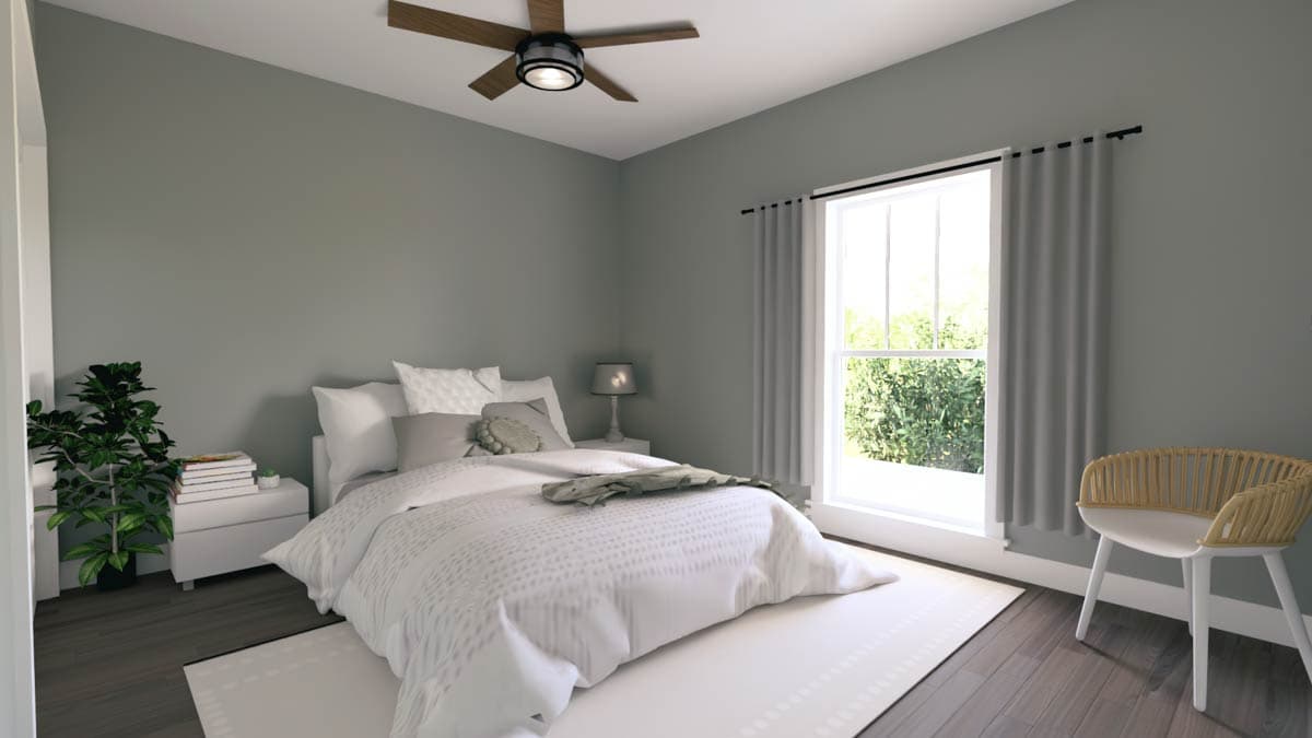 Plan 25063DH: Single-Story Country Ranch Farmhouse Plan with 2 Master Suites - 2096 Sq Ft - Image #13 - Country, Farmhouse, Ranch