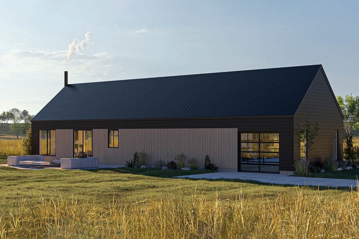 Plan 623507DJ: Single-Story Scandinavian House Plan with Clustered Bedroom Layout - 1941 Sq Ft - Image #14 - Contemporary, Scandinavian