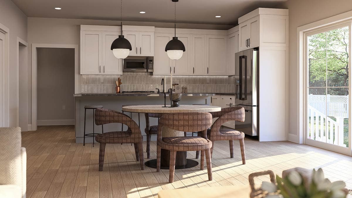 Plan 623508DJ: 3-Bed Traditional House Plan with Split-Bedroom Layout - 1690 sq Ft - Image #7 - Cottage, Farmhouse, Traditional