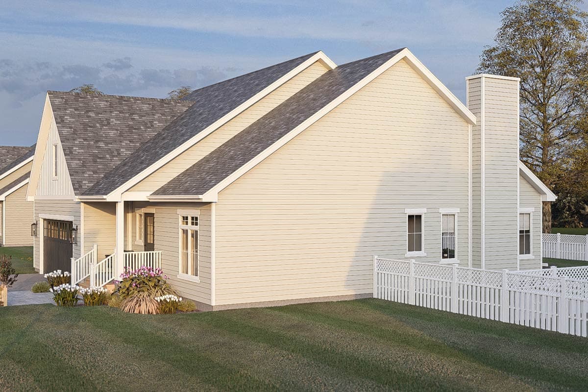 Plan 623508DJ: 3-Bed Traditional House Plan with Split-Bedroom Layout - 1690 sq Ft - Image #11 - Cottage, Farmhouse, Traditional